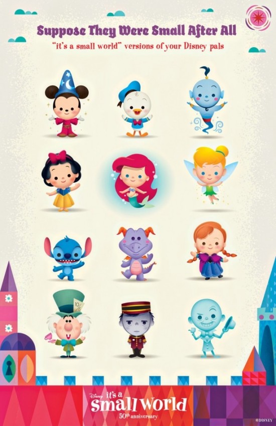  'it's a small world'-Inspired Disney Parks Characters