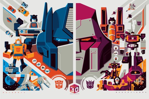 Transformers Posters by Tom Whalen