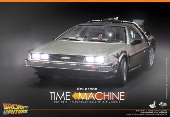 1/6th Scale Hot Toys DeLorean Time Machine from Back to the Future