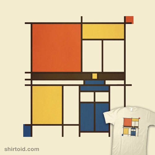 Mondrian Who t-shirt