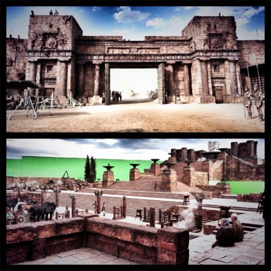 Dwayne Johnson Shows Massive Set of Ratner's 'Hercules'