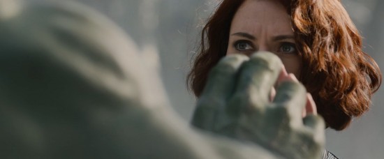 Avengers: Age of Ultron: Black Widow comes face to face, palm to palm with The Incredible Hulk