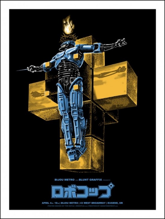 New ROBOCOP poster for Blunt Graffix and the Bijou Metro