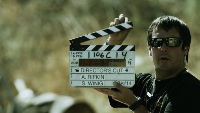 Penn Jillette Director's Cut clapboard