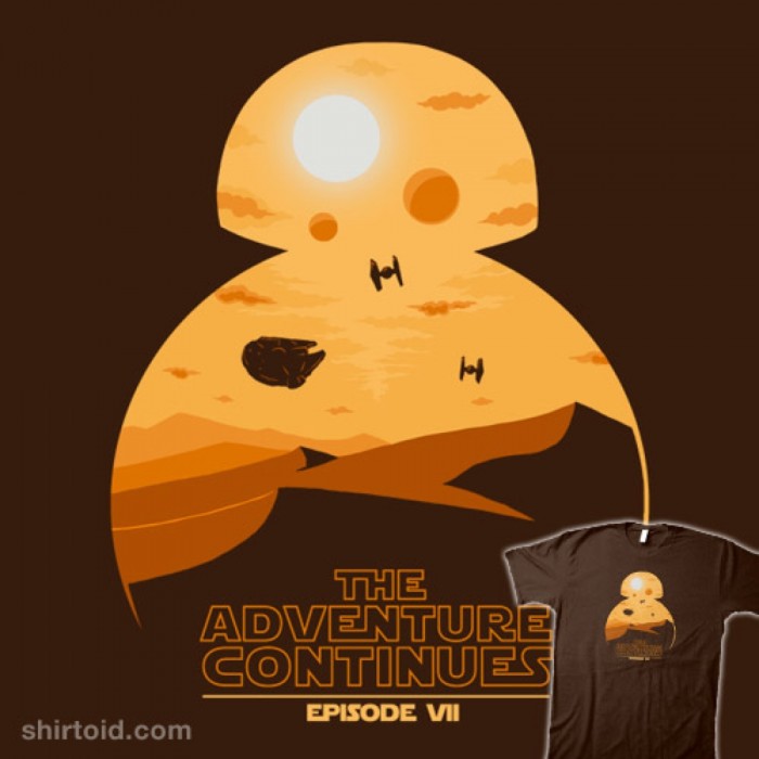 The Adventure Continues t-shirt