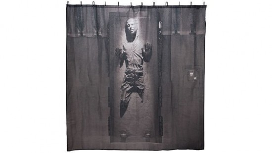 Han Solo Frozen In Carbonite Shower Curtain