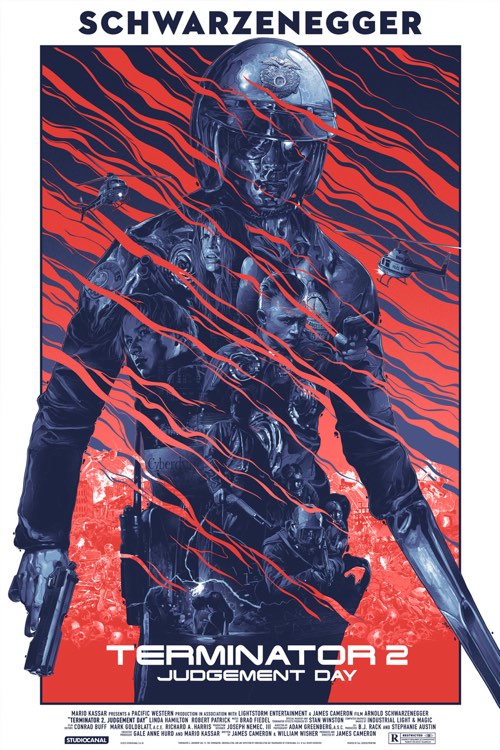 Terminator 2 Poster by Gabz