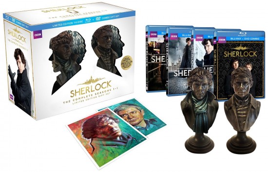 Sherlock Limited Edition Gift Set (The Complete Seasons 1-3 Blu-ray/DVD Combo)