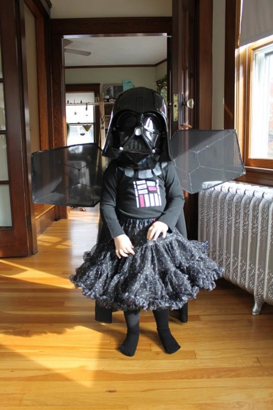 Fairy Princess Darth Vader With TIE-Fighter Wings