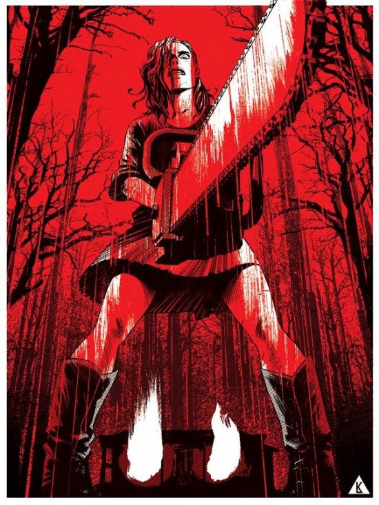 EVIL DEAD print by Kristian Donaldson