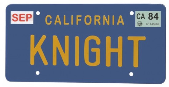 Knight Rider Replica Knight License Plate