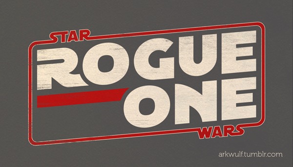 Star Wars Rogue One logo by Michael Cohen