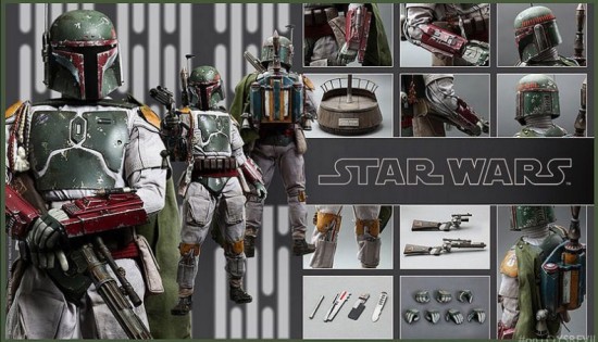 Star Wars Episode VI: 1/4th scale BOBA FETT Collectible Figure from Hot Toys