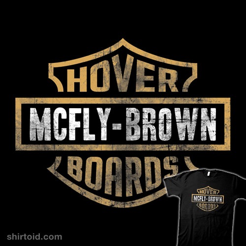 McFly-Brown Hoverboards t-shirt