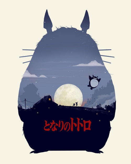 My Neighbor Totoro poster by BigBadRobot