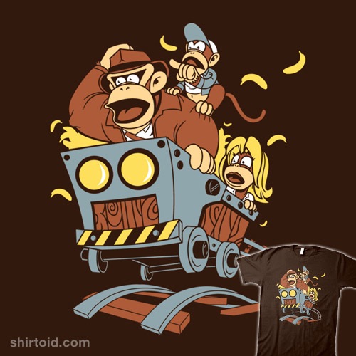 Indiana Kong and the Temple of Bananas t-shirt