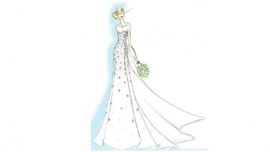 'FROZEN'-INSPIRED WEDDING GOWN