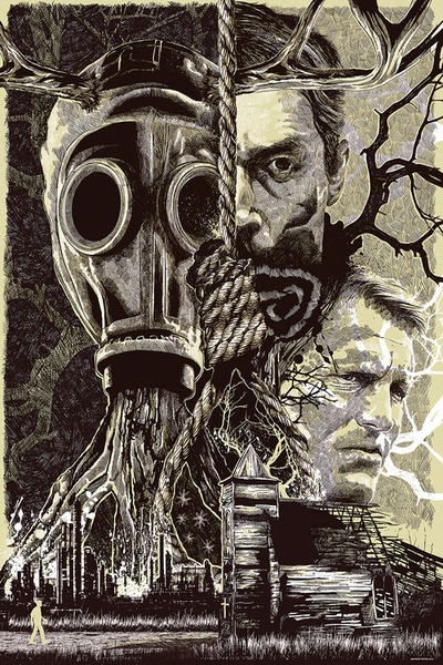 True Detective-inspired poster by Anthony Petrie