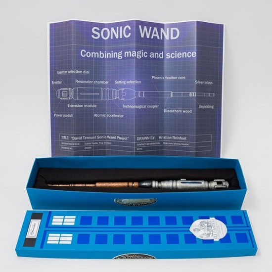 DIY Sonic Screwdriver Wand And TARDIS Wand Box