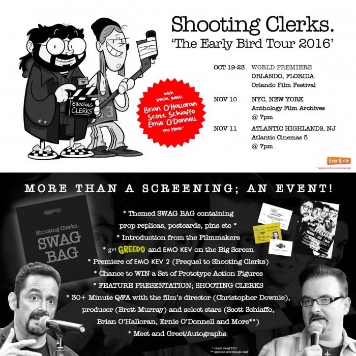 Shooting Clerks premiere