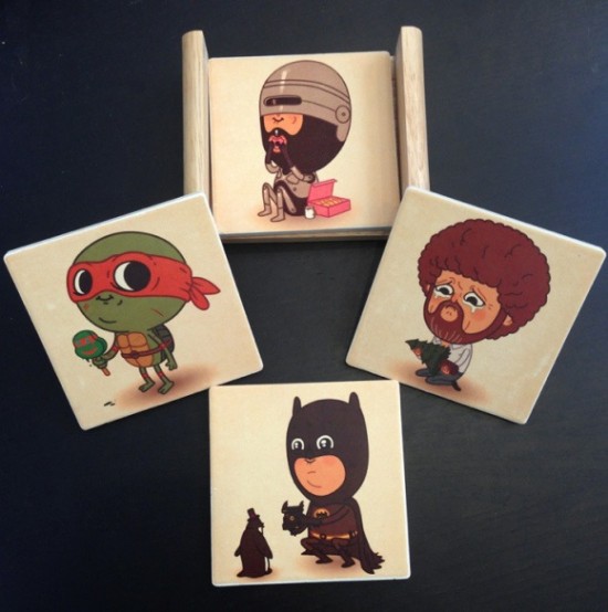 Just Like Us Coaster Set By Mike Mitchell