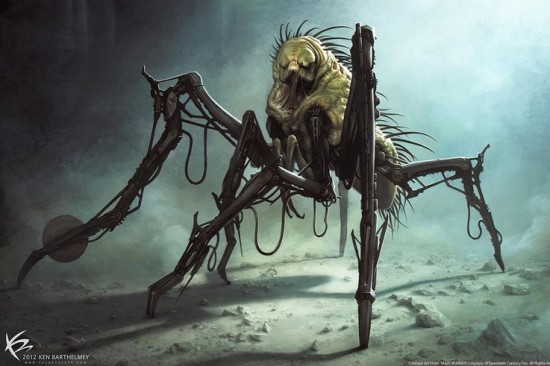 The Maze Runner Grievers concept art