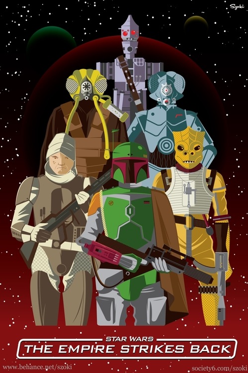 Star Wars: Episode V - The Empire Strikes Back poster by Szoki