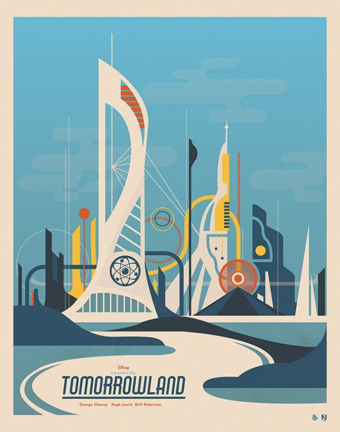 Tomorrowland poster by MATT NEEDLE