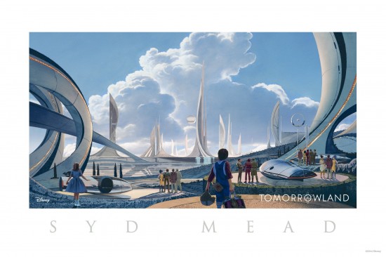  Tomorrowland concept art by Syd Mead
