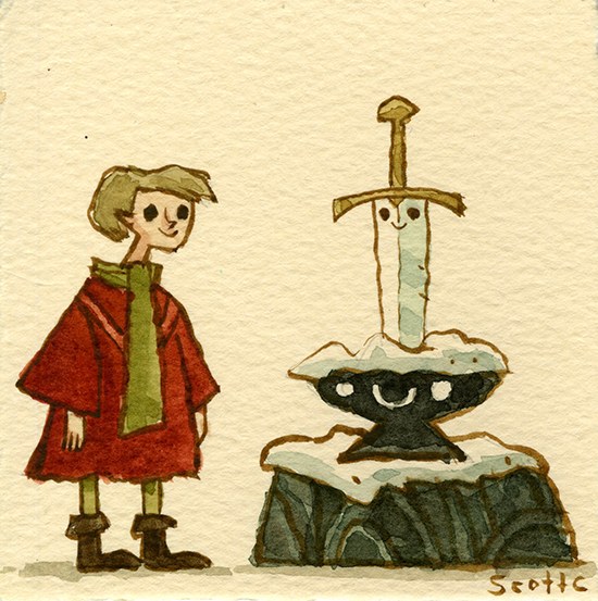 Scott C's Great Showdown tribute to Sword and the Stone