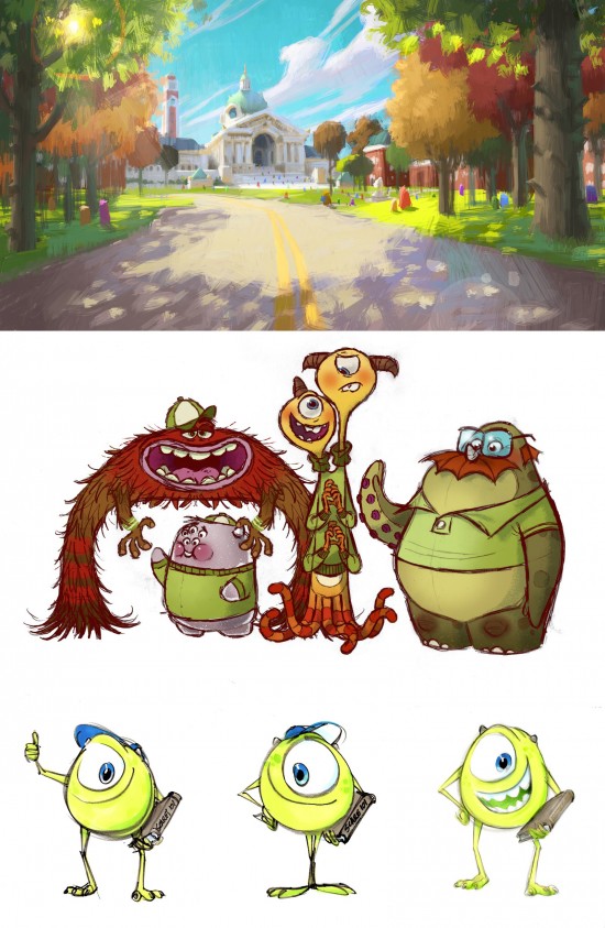 'Monsters University' Concept Art