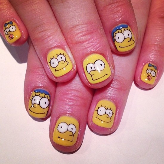 The Simpsons fingernails 