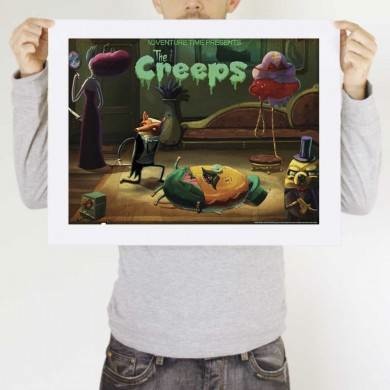 Adventure Time title cards as art prints