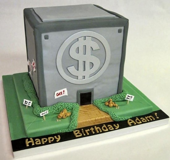 Scrooge McDuck's Money Bin Cake