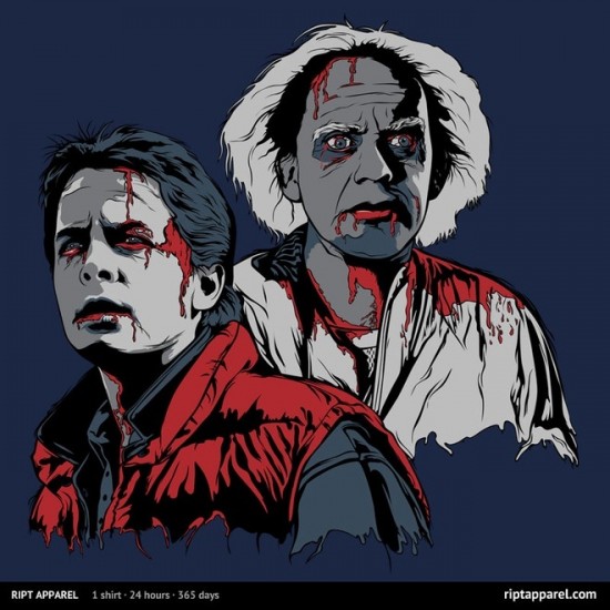 Back to the Future-inspired design "Back to the Dead"