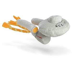 Star Trek Enterprise Plush Dog Chew Toy
