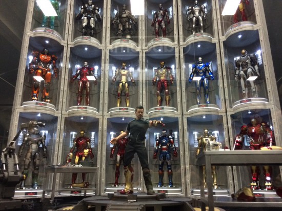 Hot Toys Iron Man Wall Of Armor Display at SideShow Collectibles