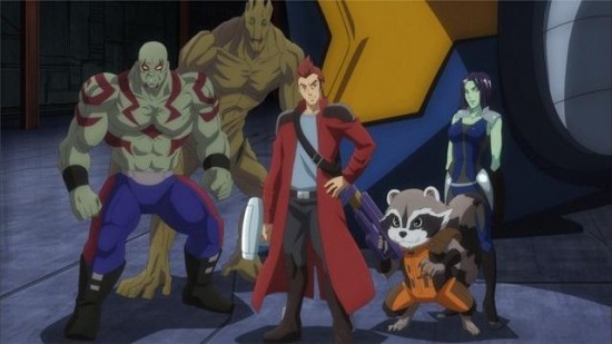  Guardians of the Galaxy anime character designs from the upcoming episode of Marvel Disk Wars: The Avengers