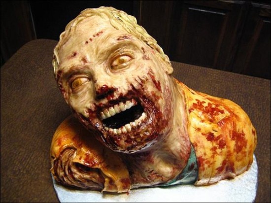 Walking Dead Zombie Cake