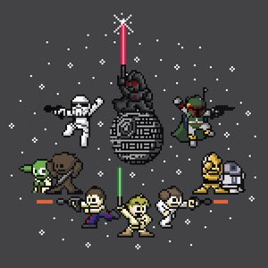 8-Bit Star Wars Galaxy t-shirt