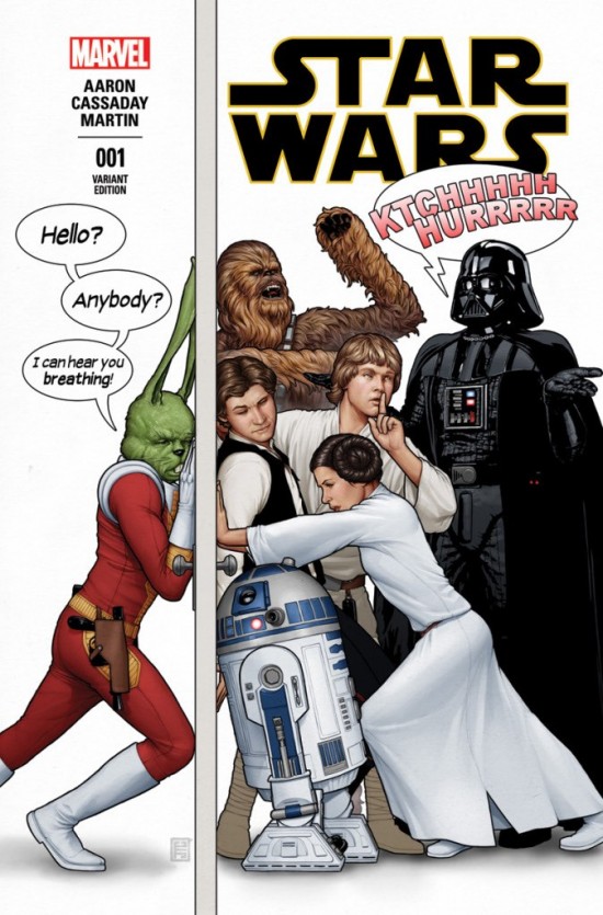 STAR WARS #1 PARTY VARIANT WITH JAXXON