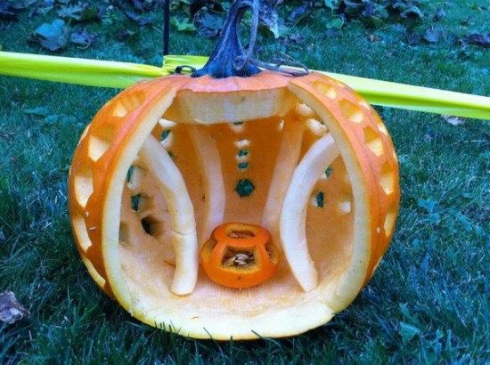 TARDIS Console Halloween Pumpkin