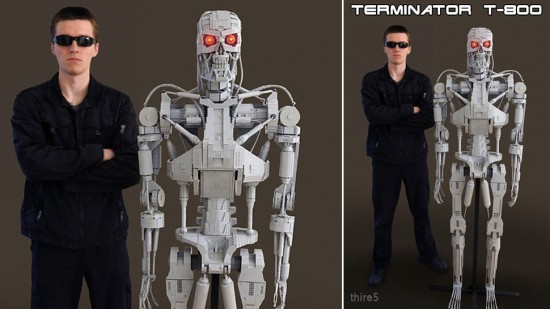 Full Scale Lego T-800 Terminator 