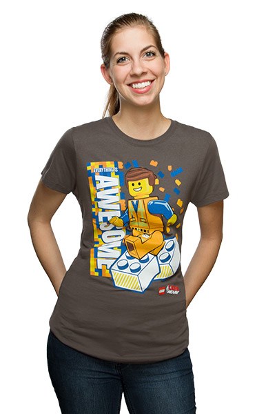 Everything is Awesome Fitted Ladies' Tee