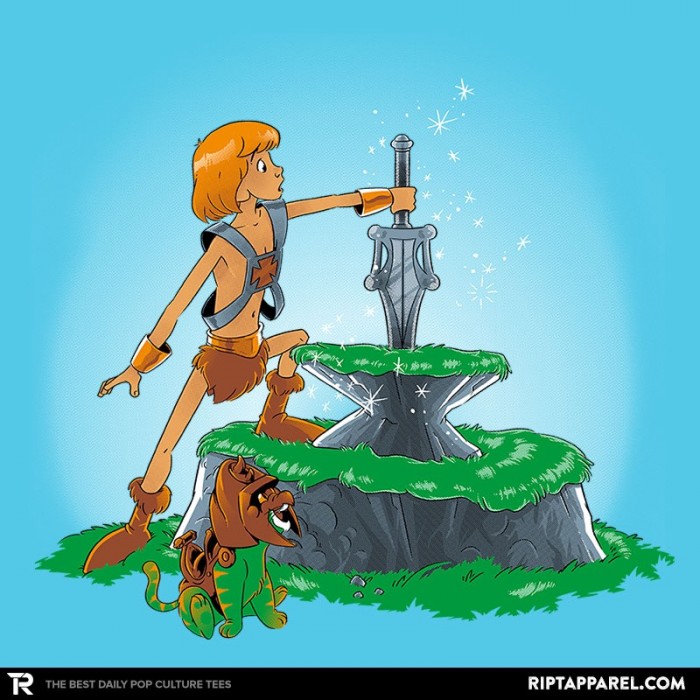 Power Sword and the Stone t-shirt
