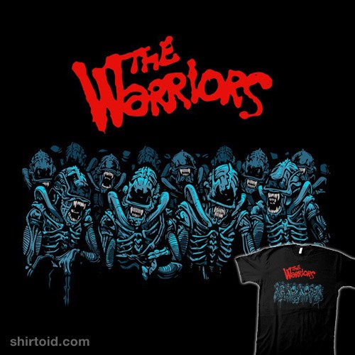 The Alien Warriors t-shirt