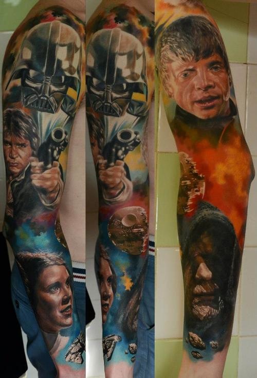 Star Wars Sleeve Tattoo