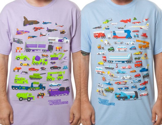 Florey's Transformers t-shirts