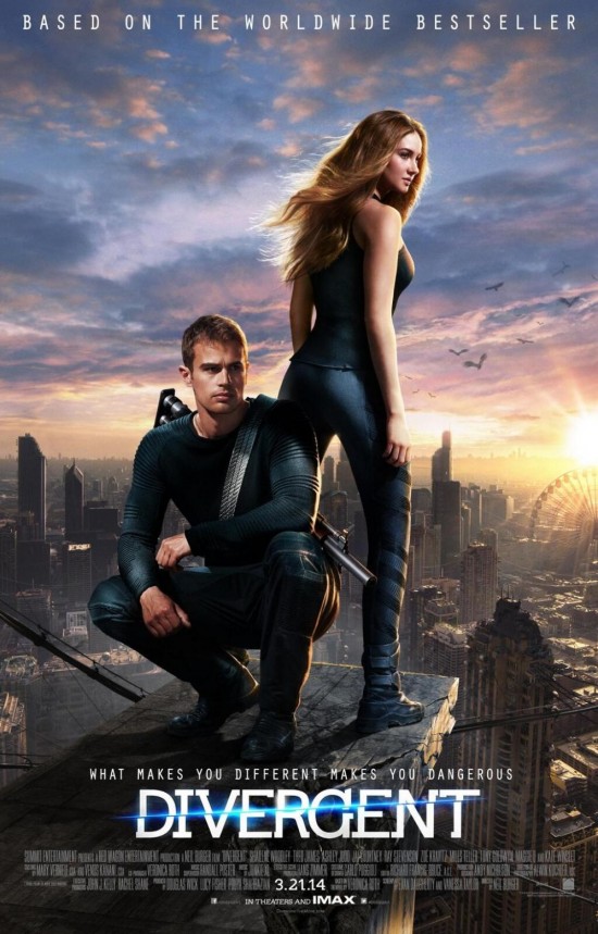 Shailene Woodley & Theo James Strike A Pose On Final DIVERGENT Poster