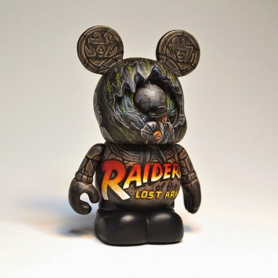 Jared Flores's custom Indiana Jones vinylmation 